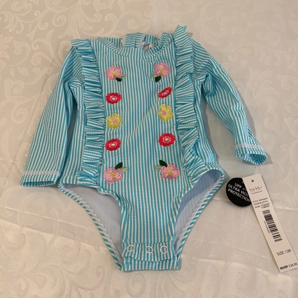 Nicole Miller Swim Rashguard. Size 12 months